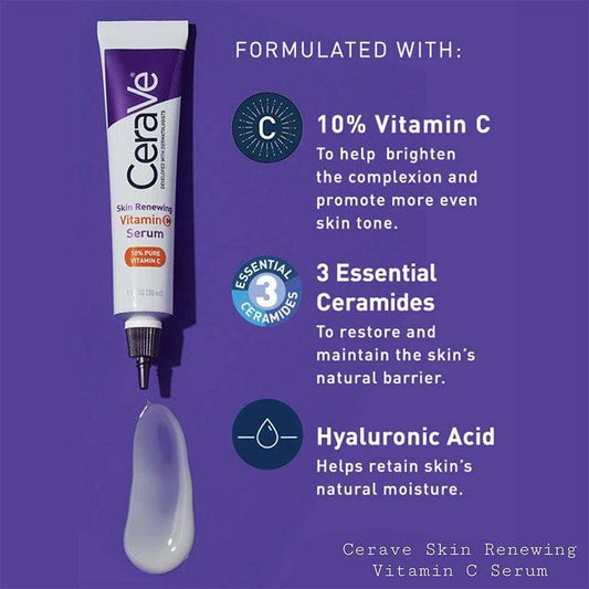CeraVe Skin Renewing Vitamin C Serum - 30ml - Facial
