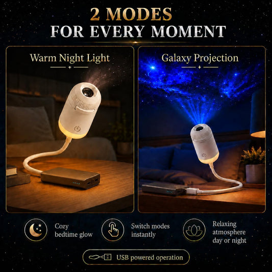 Mini USB Starry Sky Projector Lamp – Night Light | UAE - Title