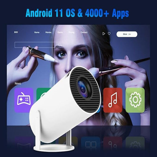 XO HY300 Pro Mini Projector | WiFi & Bluetooth UAE - Smart Portable