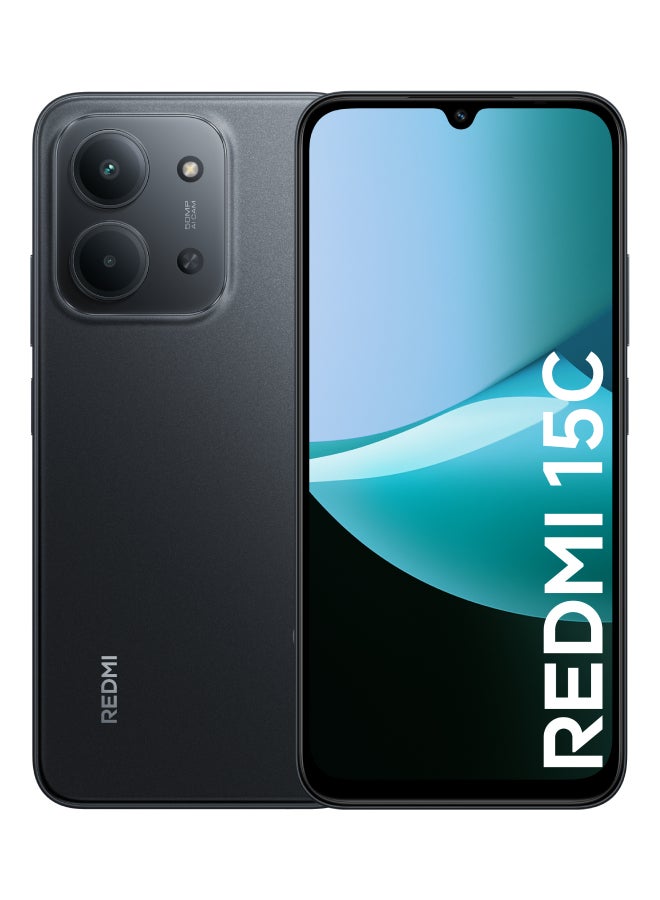 Xiaomi Redmi 15C Dual SIM Midnight Black 8GB RAM 256GB 4G - Global Version