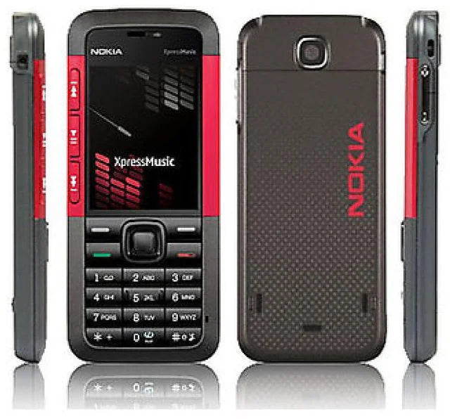 Nokia 5310 Refurbished Keypad Phone Red - 30 Day Warranty | eBazarOnline UAE
