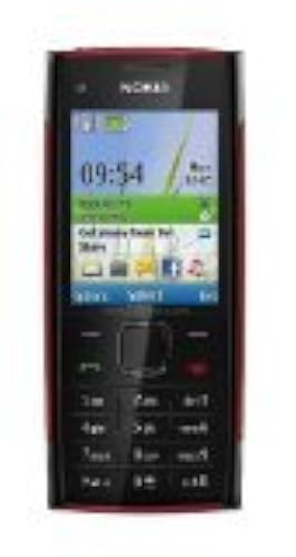 Nokia X2 (X2-00) RED ON BLACK Unlocked Phone