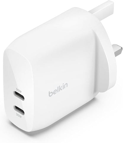 BoostCharge dual USB-C plug with PPS