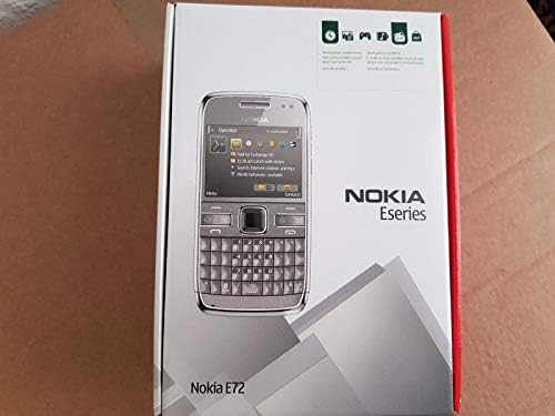 مايكروسوفت هاتف نوكيا E72 1 250Mb غير مقفل لهواة الجمع من المصنع بلون اسود زوديوم|B0031M9HT4