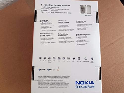 مايكروسوفت هاتف نوكيا E72 1 250Mb غير مقفل لهواة الجمع من المصنع بلون اسود زوديوم|B0031M9HT4