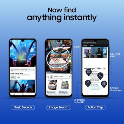 سامسونج جوال جالكسي ايه 17 الجيل الخامس 5G بذاكرة RAM 6GB وذاكرة تخزين 128GB، هاتف ذكي بنظام اندرويد بدون شاحن، شاشة كبيرة 50 ميجابكسل، كاميرا OIS اصدار هندي|B0FW3RP8YJ