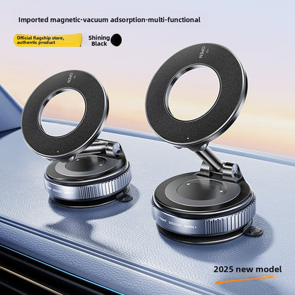 Magnetic Mobile Phone Holder with Vacuum Suction Base & 360° Rotation - Accessories