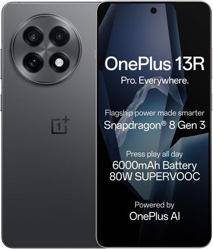 OnePlus 13R 12GB RAM 256GB Nebula Noir (Renewed)