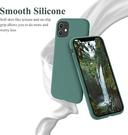 iPhone 11 Case, Ultra Slim Fit iPhone Case Liquid Silicone Gel Case with Full Bod