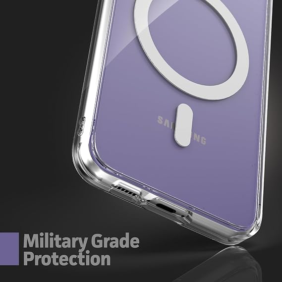 Samsung Galaxy S23 FE Clear Magnetic Cover | Mag Safe Compatible | Hybrid Protective