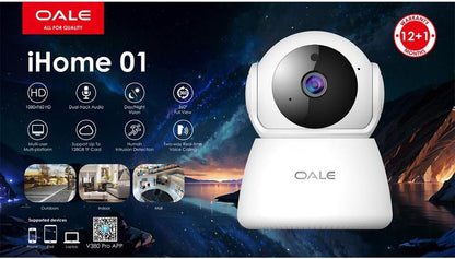 OALE iHome 01 360° Night Vision Security Camera UAE