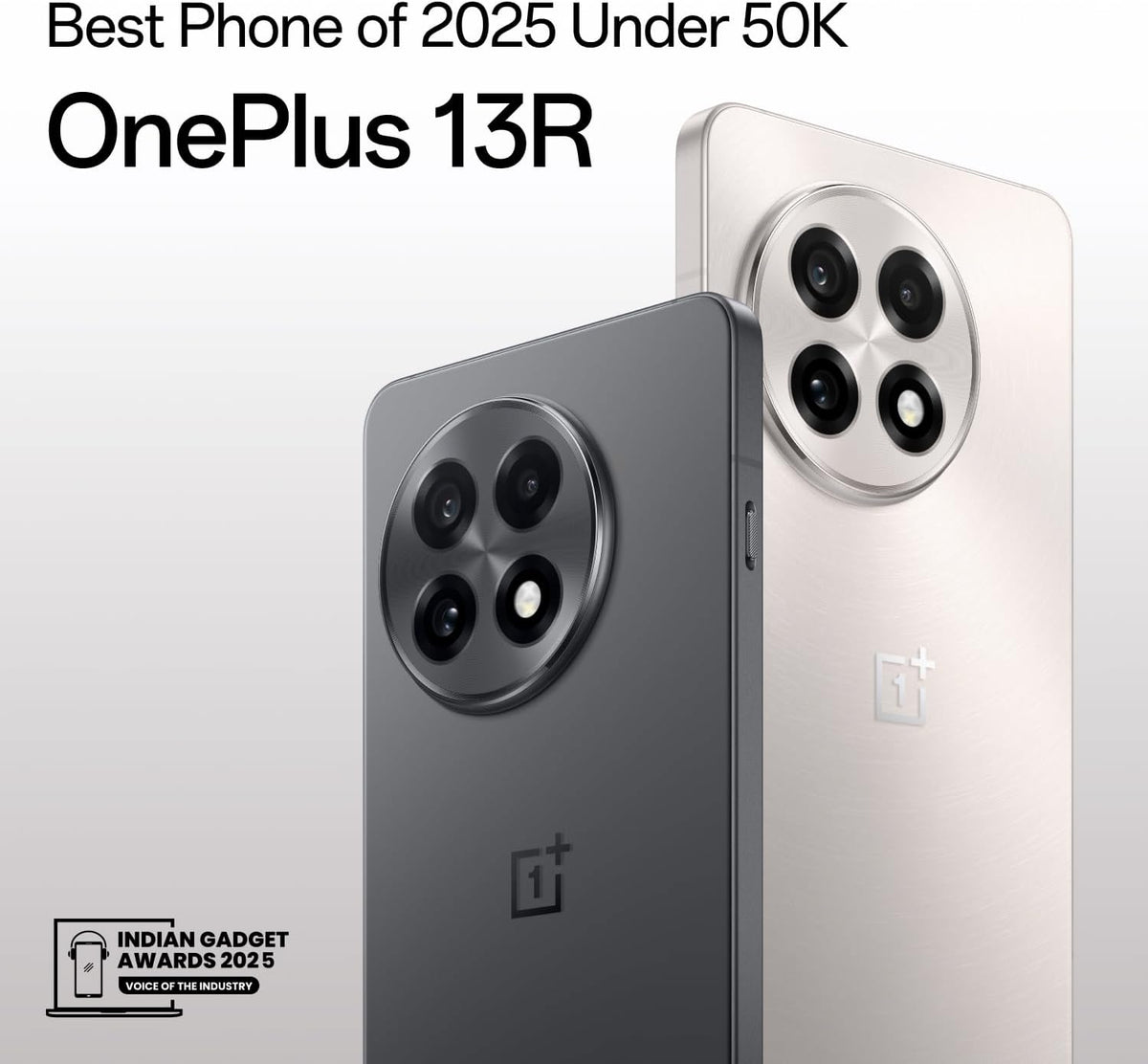 OnePlus 13R 12GB RAM 256GB Nebula Noir (Renewed)