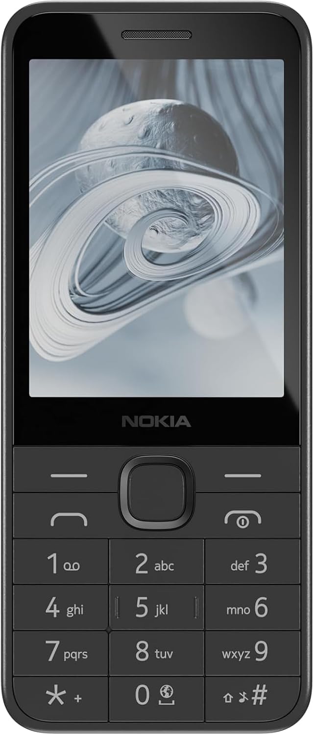 Nokia 215 4G Dual SIM Keypad Phone, 4G, Long Battery Life, Games, FM Radio, Durable Design