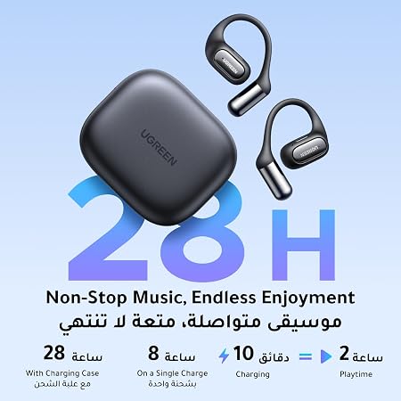 FitBuds, Open-ear Earbuds with 4 Mic AI Clear Call Earbuds