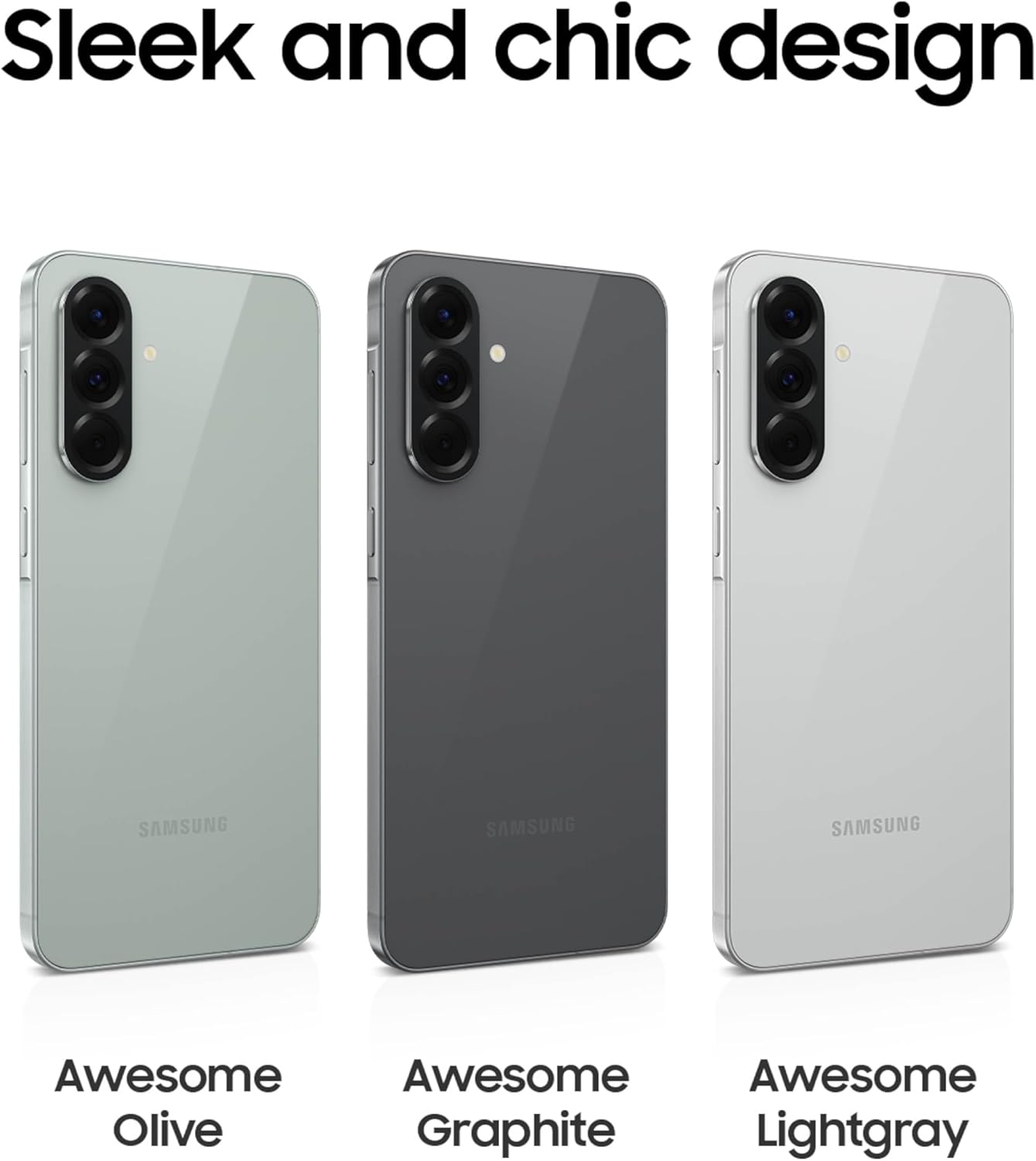 Samsung Galaxy A56 5G Cell Phone, 128GB AI Smartphone, Unlocked Android, AI Photo Edits, Large Screen, Long Battery Life