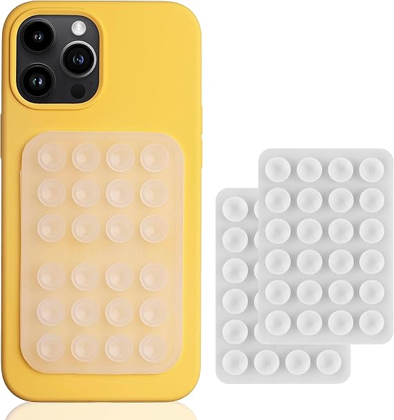Silicone Suction Phone Case, Double Sided Suction Cup, Silicone Suction