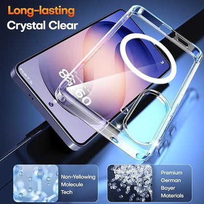 Samsung Galaxy S26 Case, [Compatible with MagSafe] with 1-Pack Screen Protectors