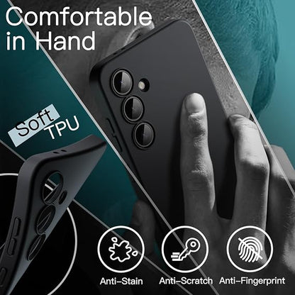 Samsung Galaxy S24 FE, Flexible Soft TPU Shockproof Thin Phone Cover