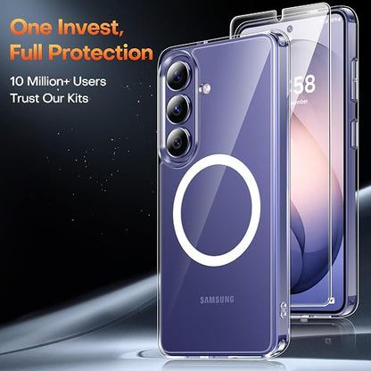 Samsung Galaxy S26 Case, [Compatible with MagSafe] with 1-Pack Screen Protectors