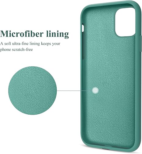 iPhone 11 Case, Ultra Slim Fit iPhone Case Liquid Silicone Gel Case with Full Bod