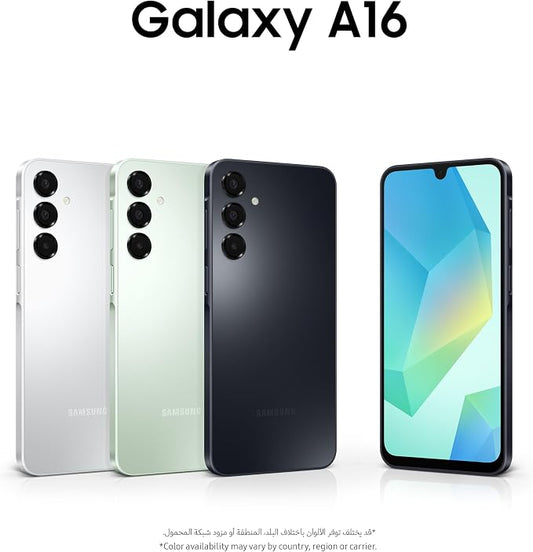 Samsung Galaxy A16 LTE, Android Smartphone, Dual SIM Mobile Phone, 4GB RAM, 128GB Storage, Light Green (UAE Version)