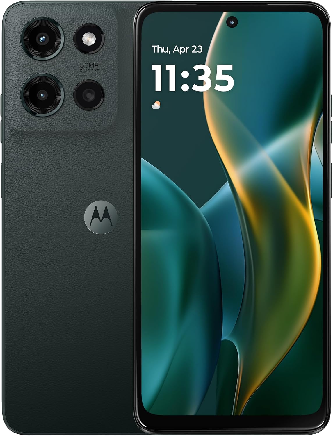 Motorola Moto G 2025 Forest Gray Used Phone – Front View | Buy in UAE