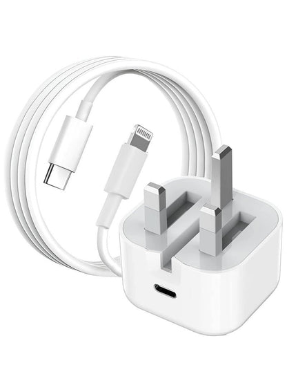 For iPhone 20W Fast Charger | USB C Wall Fast Charger with USB C to Lightning Cable Compatible with iPhone 14/14 Pro/14 Pro Max/13/12/SE2020/11/XR/XS Max/X/iPad
