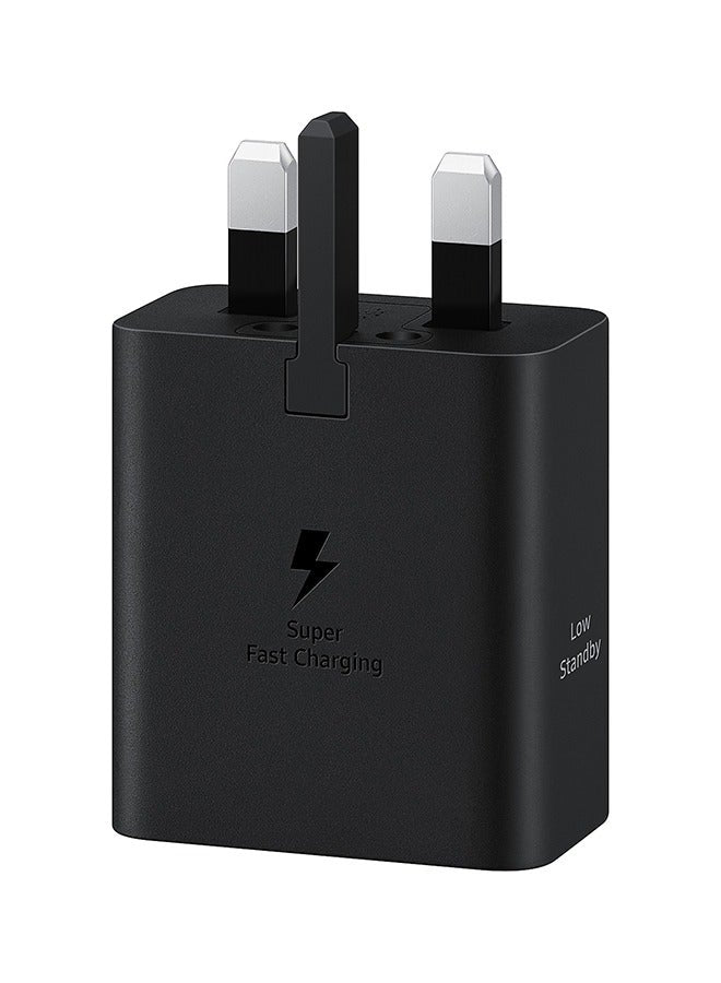 Samsung 45W Power Adapter with USB-C Cable 5A 1.8m Super Fast Charging for Compatible Devices Black