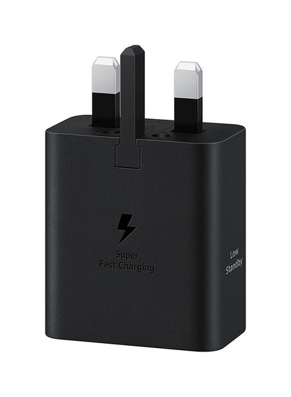 Samsung 45W Power Adapter with USB-C Cable 5A 1.8m Super Fast Charging for Compatible Devices Black