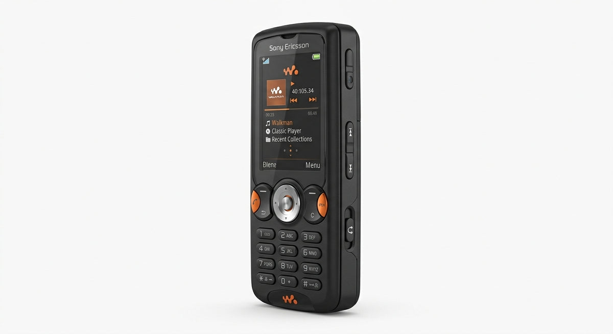 Refurbished Sony Ericsson W810i Walkman phone in satin black