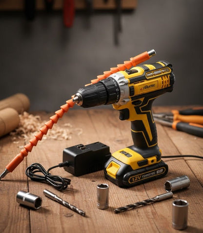 Cordless Rechargeable Drill Machine Portable | UAE