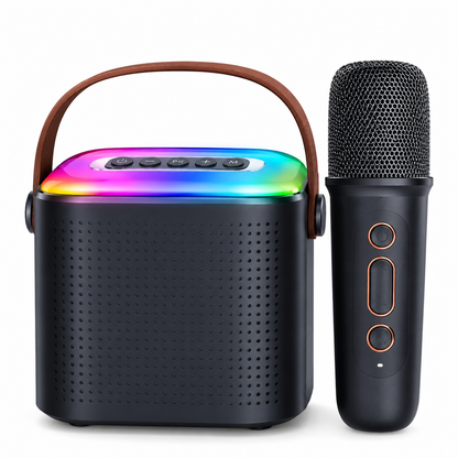 Portable Bluetooth Speaker with Mic & LED Lights | UAE