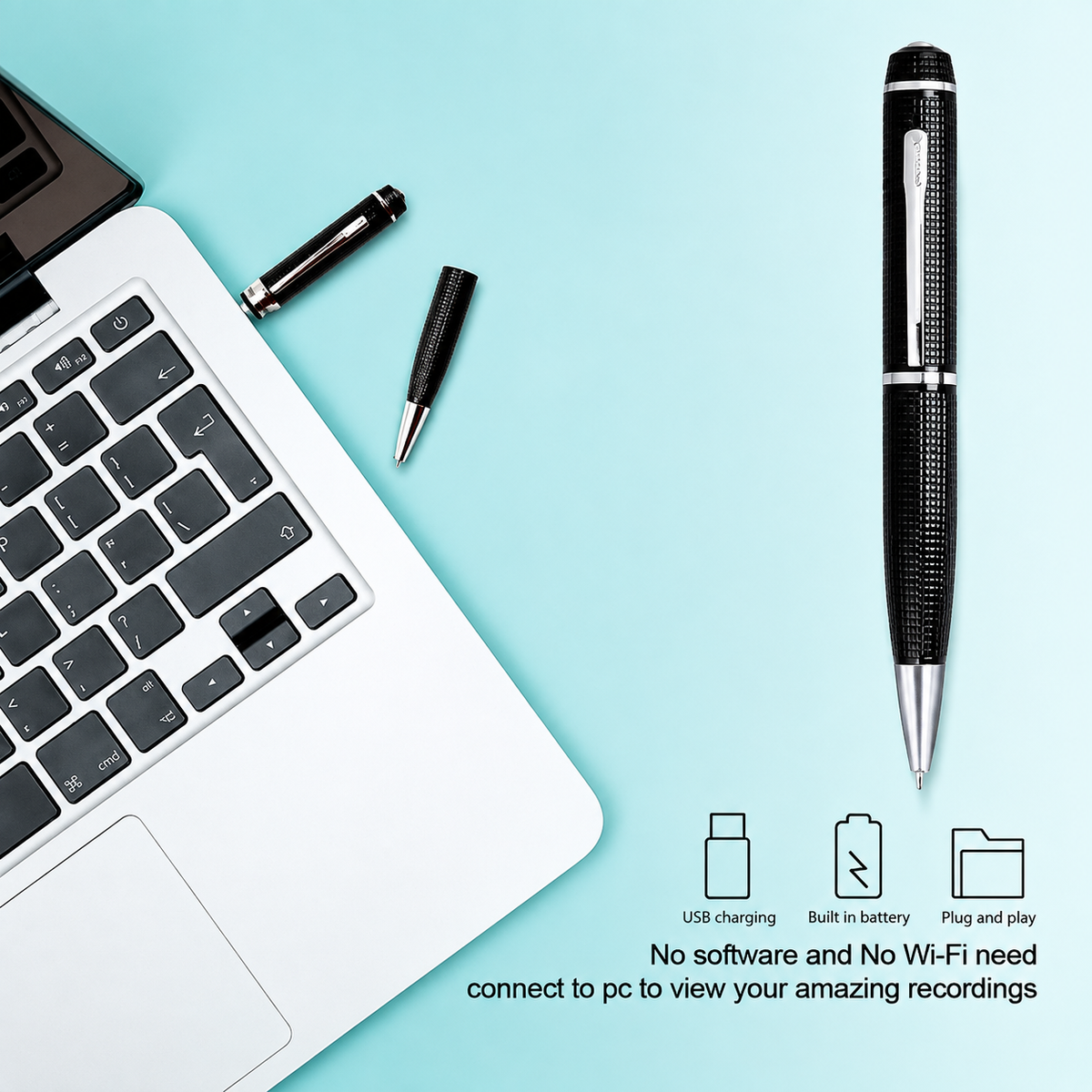 Mini Camera Pen 1080P HD Video & Audio Recorder