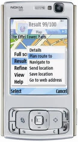 Nokia N95 Mobile Phone Refurbished  - Black