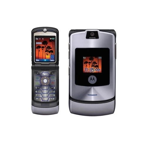 Motorola RAZR V3i Renewed - 1 Month Seller Warranty - Silver | Buy in UAE