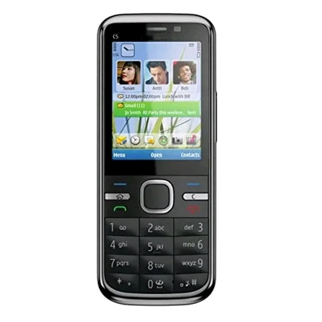 Nokia C5 Like New Refurbished Phone Front View – Buy Online UAE