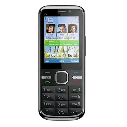 Nokia C5 Like New Refurbished Phone Front View – Buy Online UAE