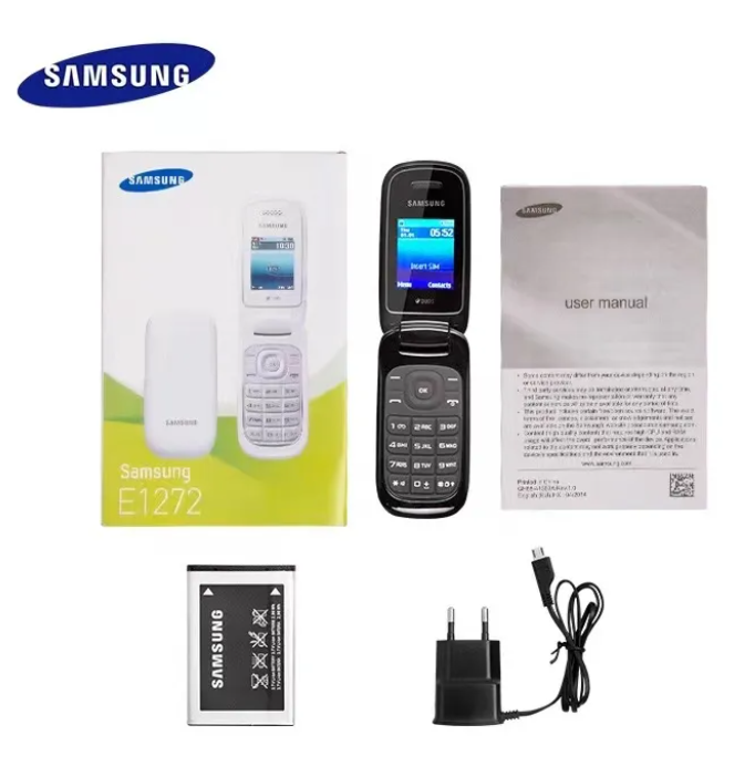 Samsung E1272 Dual SIM Classic Flip Phone