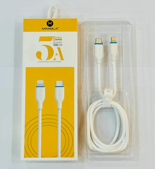 New Super Charge Charging Cable 5A Max 40W White