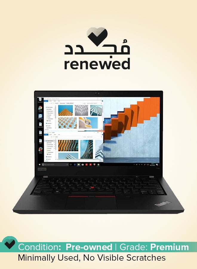 Renewed - Thinkpad T14 Laptop With 14-Inch FHD Display,Intel Core i5-10th Gen Processor/16 GBRAM/DDR4/512 GB SSD Hard/Windows 11 English Black