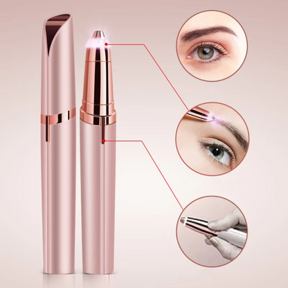 2-in-1 Rechargeable Eyebrow and Facial Hair Trimmer