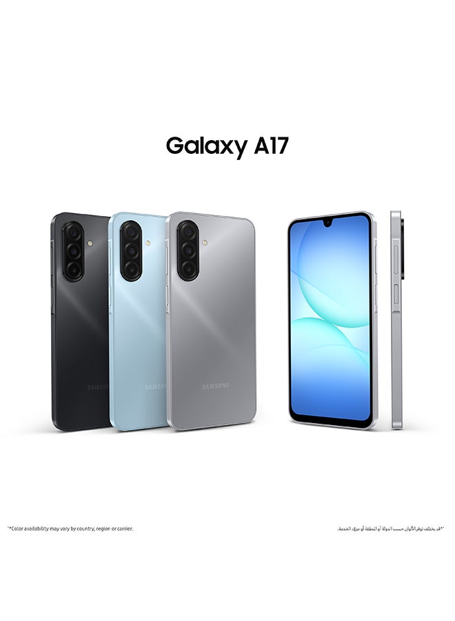 Galaxy A17 Dual SIM 4G Gray 4GB RAM 128GB - Middle East Version
