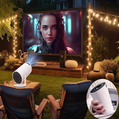 XO HY300 Pro Mini Projector | WiFi & Bluetooth UAE