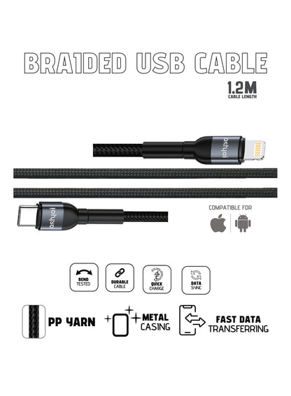 USB-C to Lightning Fast Charging Cable