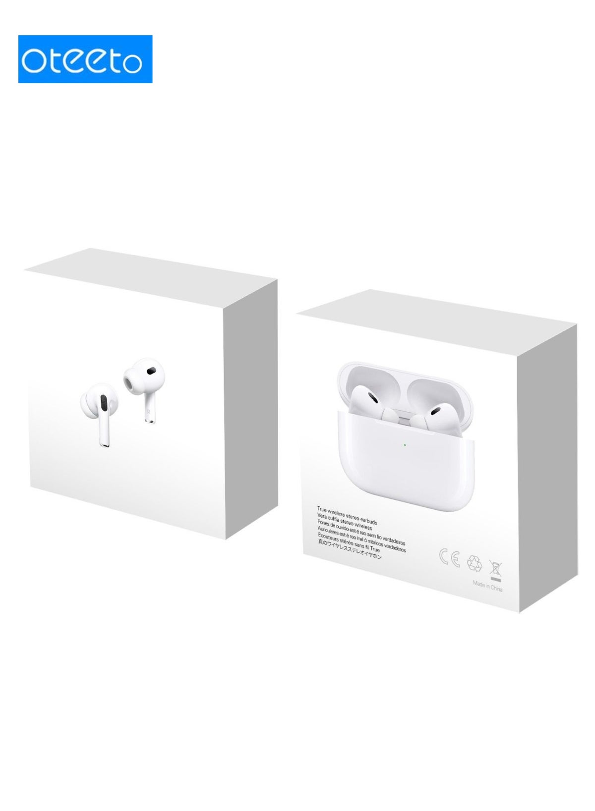Earbud 105 Wireless Bluetooth Earbuds, High-Fidelity Sound, Noise-Canceling Headphones, Touch Control & Long Battery Life