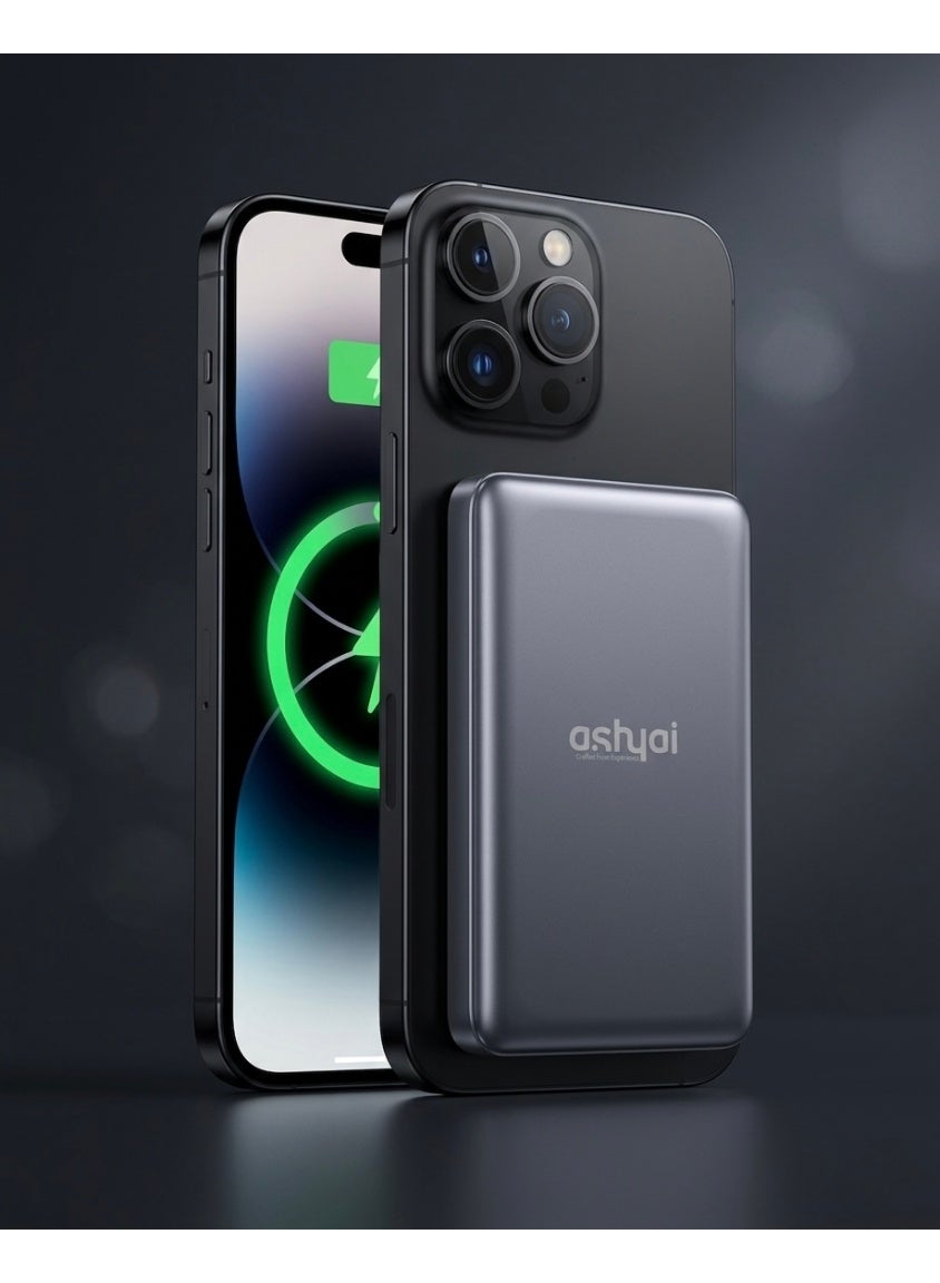 Ashyai 20W 10000mAh Magnetic Utra-Thin Wireless Powerbank