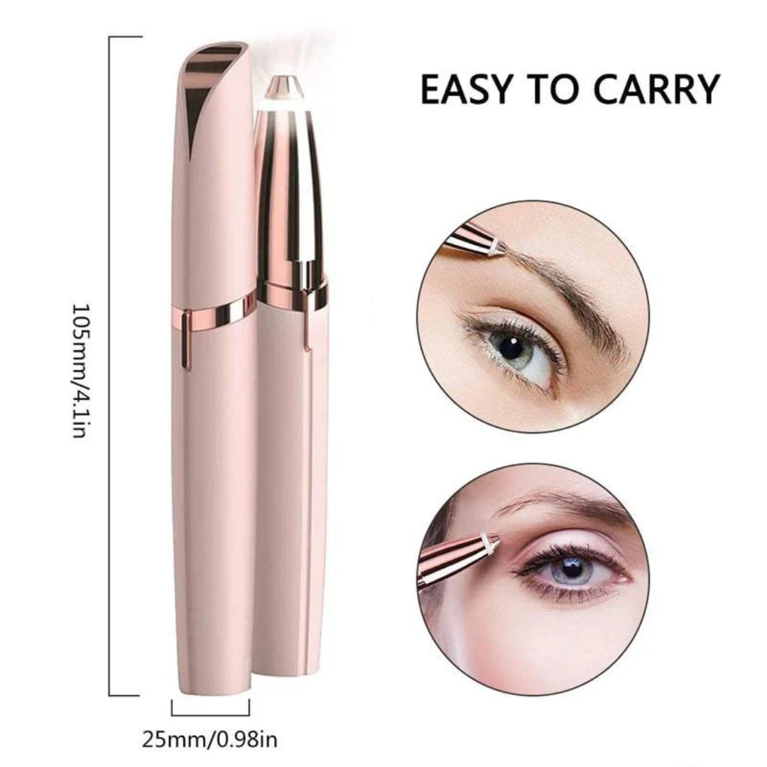 2-in-1 Rechargeable Eyebrow and Facial Hair Trimmer