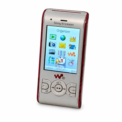 Refurbished Sony Ericsson W595 closed angled front view
