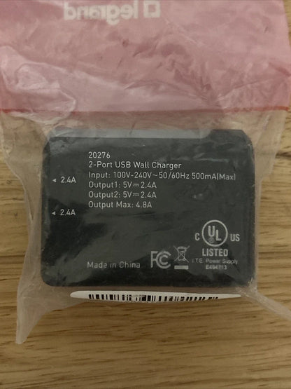 Legrand C2G 20276 2-Port Wall Charger UAE