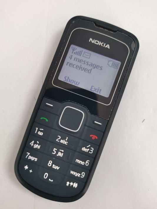 Nokia 1202 - Black (Refurbished) Cellular Phone English & Arabic - Keypad